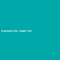 Ergonomische Gummi-Uhr