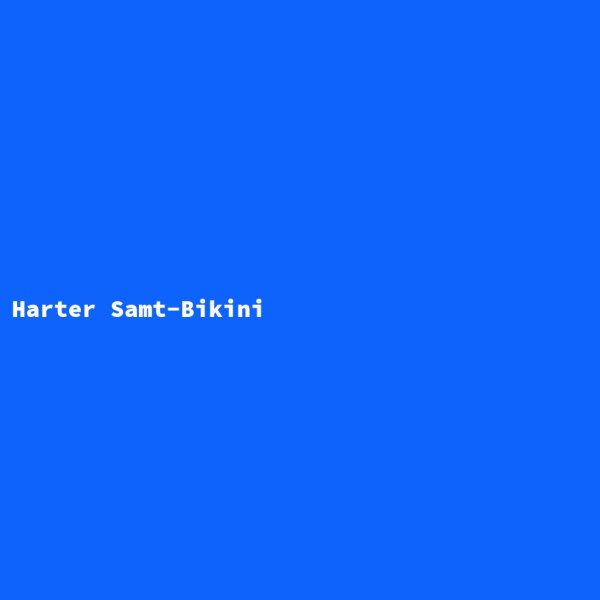Harter Samt-Bikini