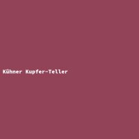 K&uuml;hner Kupfer-Teller