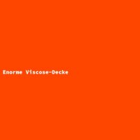 Enorme Viscose-Decke