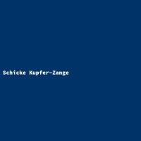 Schicke Kupfer-Zange