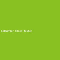 Lebhafter Eisen-Teller