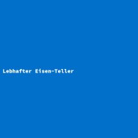 Lebhafter Eisen-Teller