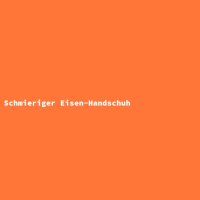 Schmieriger Eisen-Handschuh