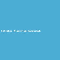 Schicker Aluminium-Handschuh