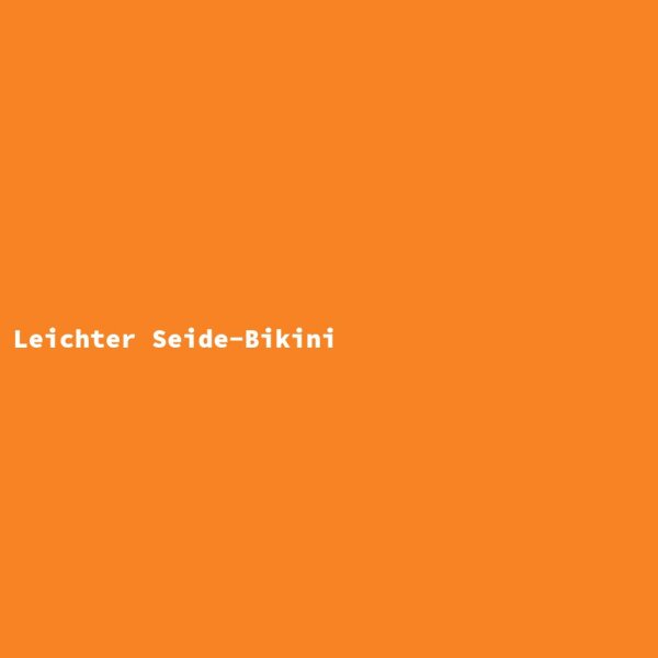 Leichter Seide-Bikini